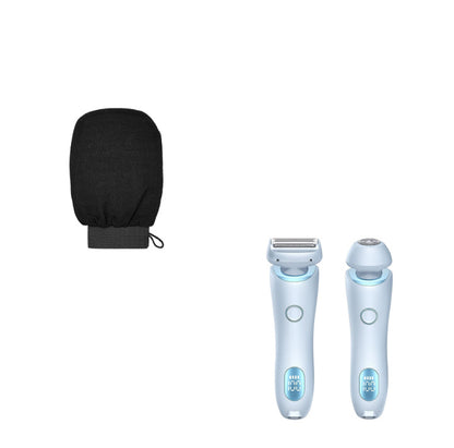 2 In 1 Hair Removal Epilator USB Rechargeable Trimmer Women Body